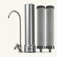 Purificateur d’Eau “ALTHY U200PRO” | Filtration 5 en 1 Inox – Eau Pure Sous Évier 3 L/min