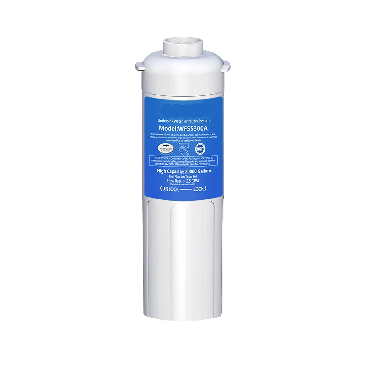 PureFlow RC5300 | Filtre de Rechange 0.5 μm Compatible AquaPure / WFS5300A – Certifié NSF/ANSI, 1 An de Pureté