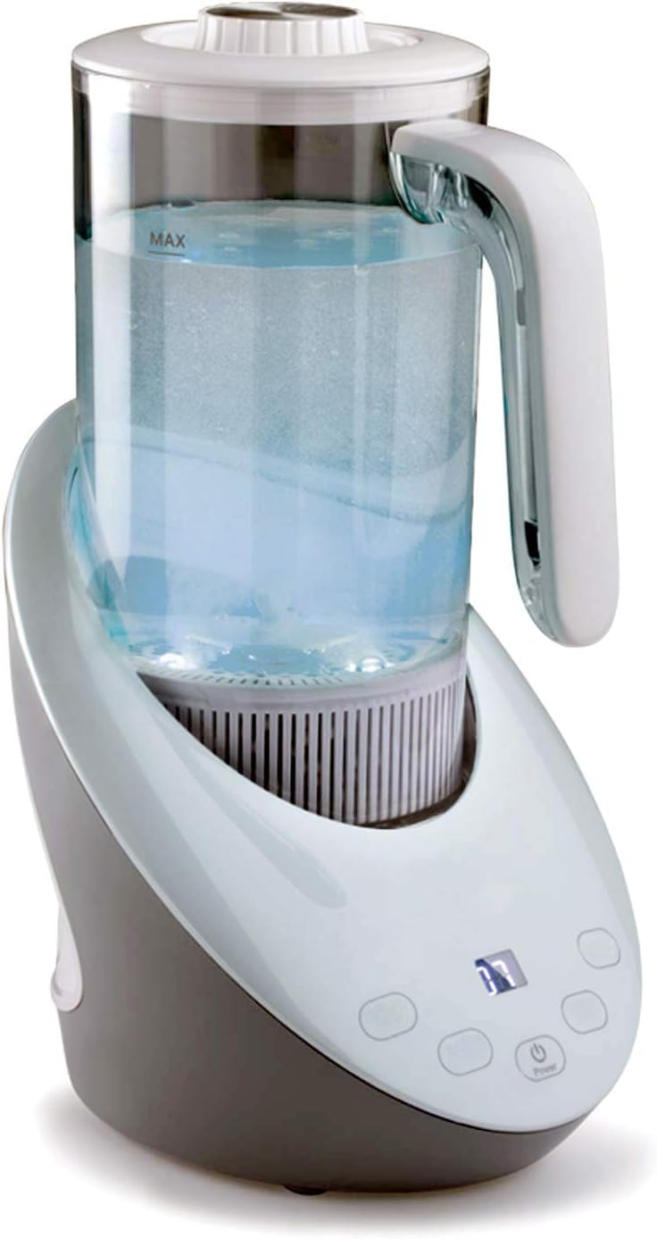 Carafe d’eau hydrogénée YANKE H2-Pitcher | Générateur d’hydrogène SPE/PEM – Eau antioxydante & alcaline