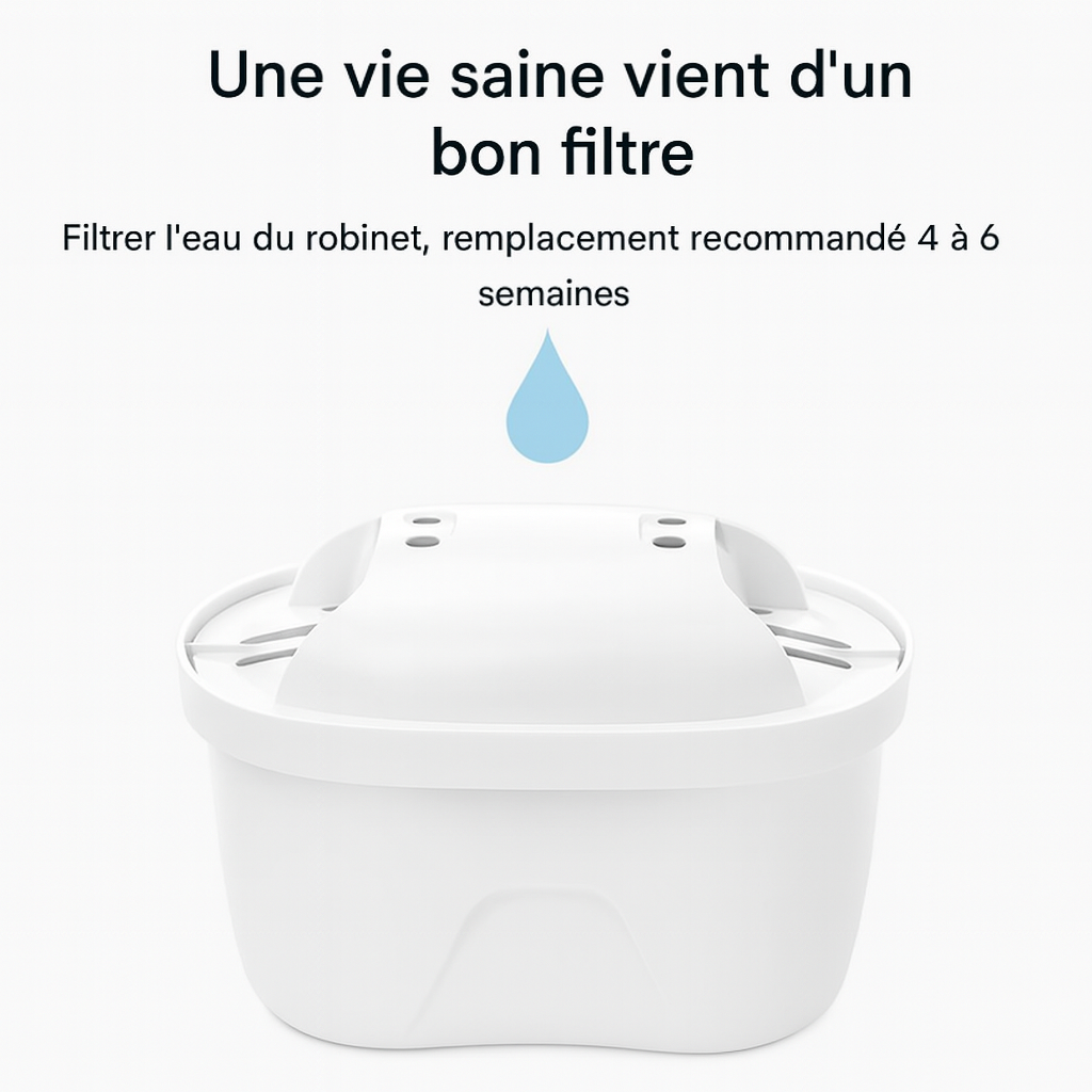 💧 Carafe Filtrante “AquaZen 3.6L” – L’Eau Pure, Simplement