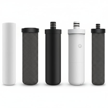 PureSteel UF 1000 | Filtre à Eau Sous Évier Inox 0.01 μm – 5 Étapes Ultra-Filtration Sans Électricité