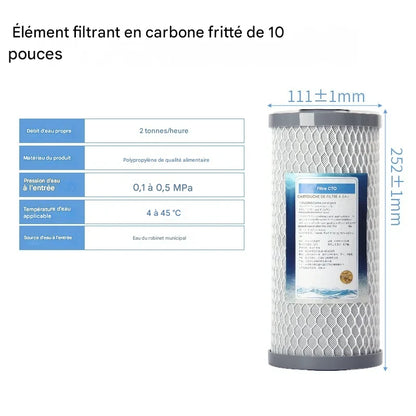 PureFlow DuoClean | Filtre à Eau Domestique Double Étape 10"/20" – Anti-Chlore, Anti-Sédiments & Odeurs