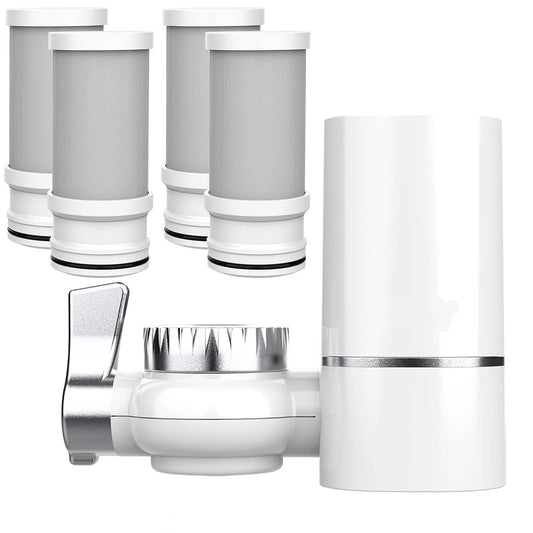 PureStream 320 | Filtre à Eau Robinet 5 Étapes – Anti-Chlore & Plomb | Eau Pure & Goût Naturel