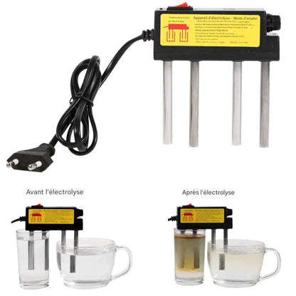 Testeur de qualité de l’eau Geevorks | Analyseur électrolytique haute précision – vérifiez la pureté de votre eau du robinet