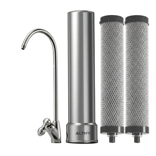 Purificateur d’Eau “ALTHY U200PRO” | Filtration 5 en 1 Inox – Eau Pure Sous Évier 3 L/min