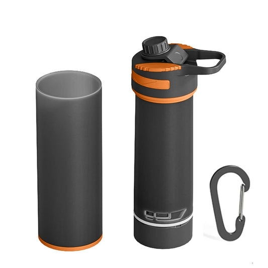 Gourde Filtrante “ClearFlow Bottle 10K” | Eau Pure Outdoor – Filtration Ultra-Fine 10 000 L