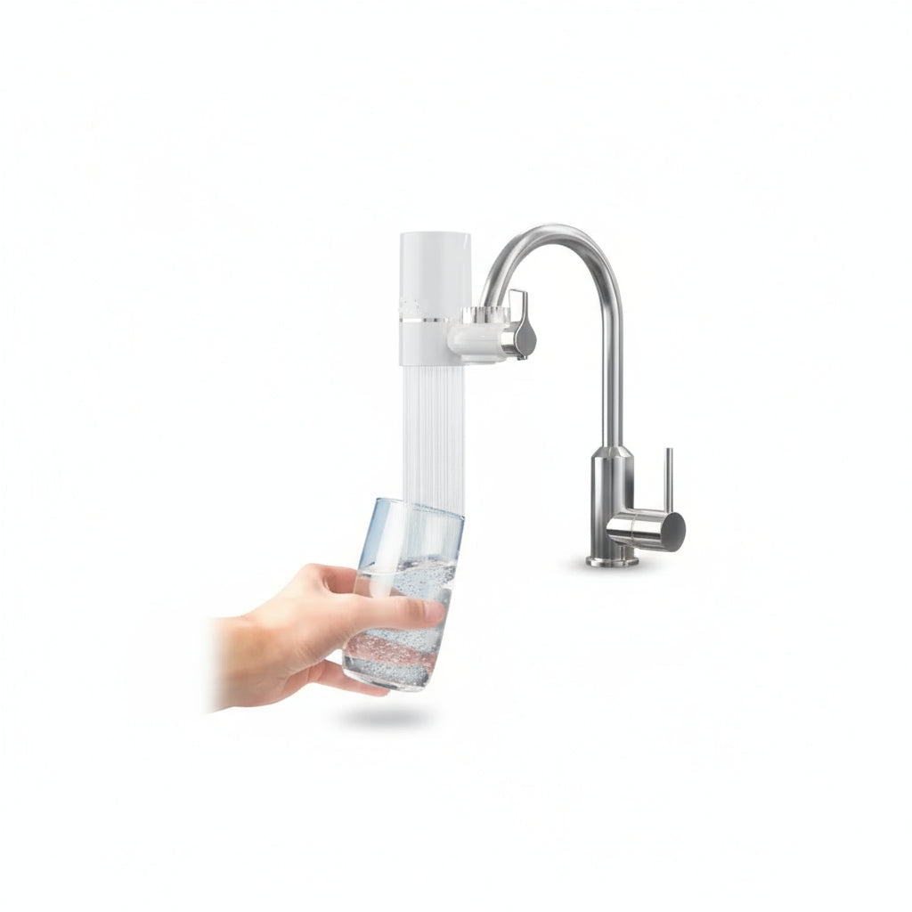 PureStream 320 | Filtre à Eau Robinet 5 Étapes – Anti-Chlore & Plomb | Eau Pure & Goût Naturel