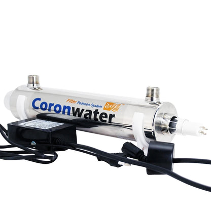 PureWave UV-Pro 2GPM | Stérilisateur UV Inox 304 – Désinfection de l’Eau Sans Chlore – 99,9 % Bactéries Éliminées