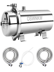 AquaSteel PVDF Pro Series | Filtre d’Eau Central Inox 0,01 μm – CL1000L, CL3000L, CL8000L