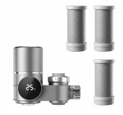 Robinet Filtrant Intelligent “PureFlow Display” | Eau Pure & Bactériostase par Ultraviolets Sans Énergie