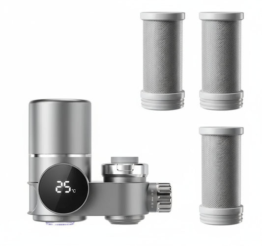 Robinet Filtrant Intelligent “PureFlow Display” | Eau Pure & Bactériostase par Ultraviolets Sans Énergie