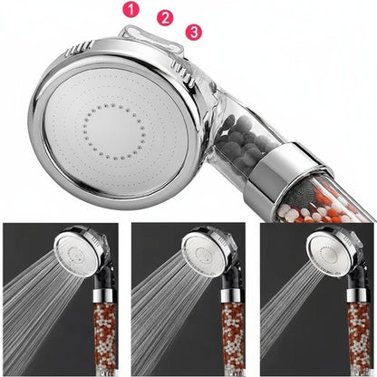 Pommeau de Douche “AquaSense SPA 3 Modes” | Haute Pression, Filtration & Économie d’Eau