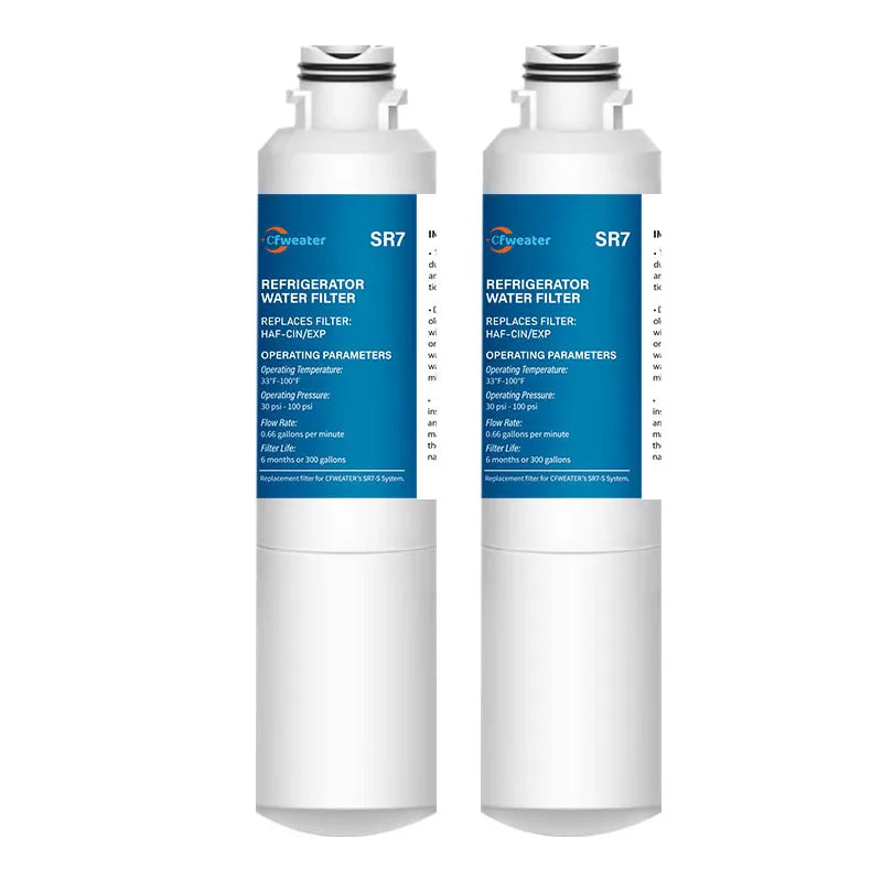PureFlow CF7 | Filtre Réfrigérateur Samsung DA29-00020B / HAF-CIN – Charbon Actif Naturel & Certifié NSF