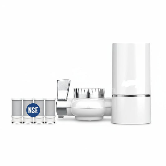PureStream 320 | Filtre à Eau Robinet 5 Étapes – Anti-Chlore & Plomb | Eau Pure & Goût Naturel