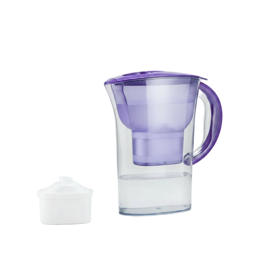 PureZen Max | Carafe Filtrante Anticalcaire & Stérilisante – Réduction du Chlore et Impuretés