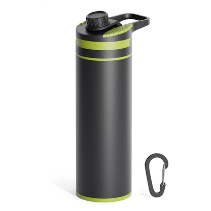 Gourde Filtrante “ClearFlow Bottle 10K” | Eau Pure Outdoor – Filtration Ultra-Fine 10 000 L
