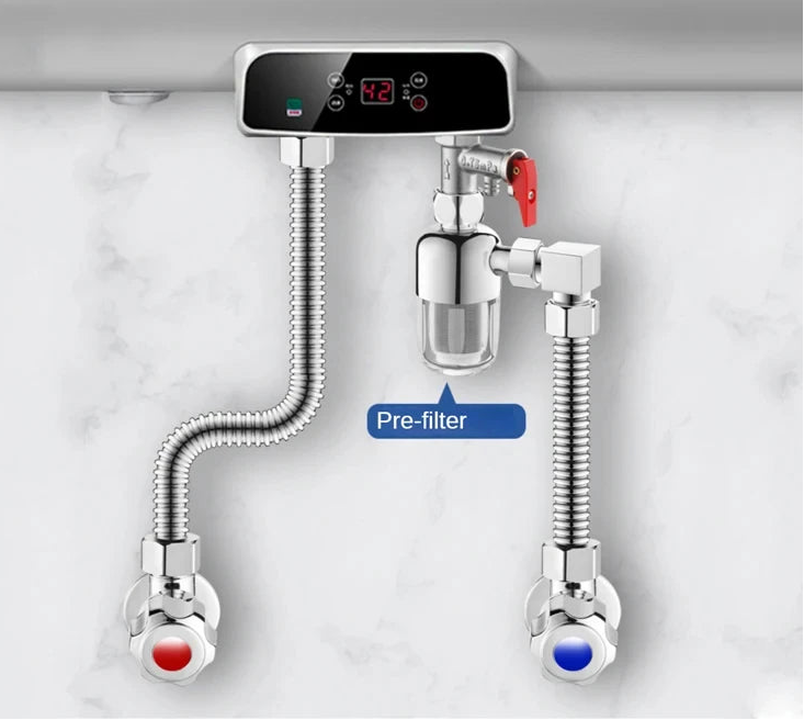 Filtre d’Eau Inox “AquaShield 316” | Anti-Calcaire & Purificateur Universel pour Robinet et Douche