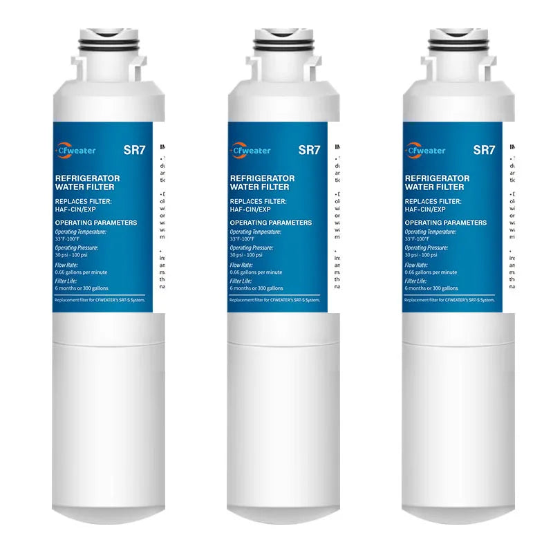 PureFlow CF7 | Filtre Réfrigérateur Samsung DA29-00020B / HAF-CIN – Charbon Actif Naturel & Certifié NSF