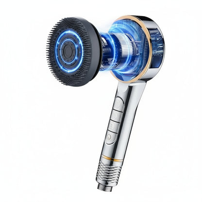 Pommeau de douche filtrant 4 modes Supercharged | Haute pression, économie d’eau & filtration douce