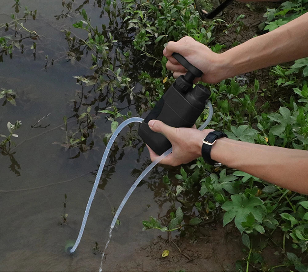 Outdoor Water Filter Filtration System Portable Camping Water Purifier Emergency Supplies Drinking Water Filtering Survival Tool